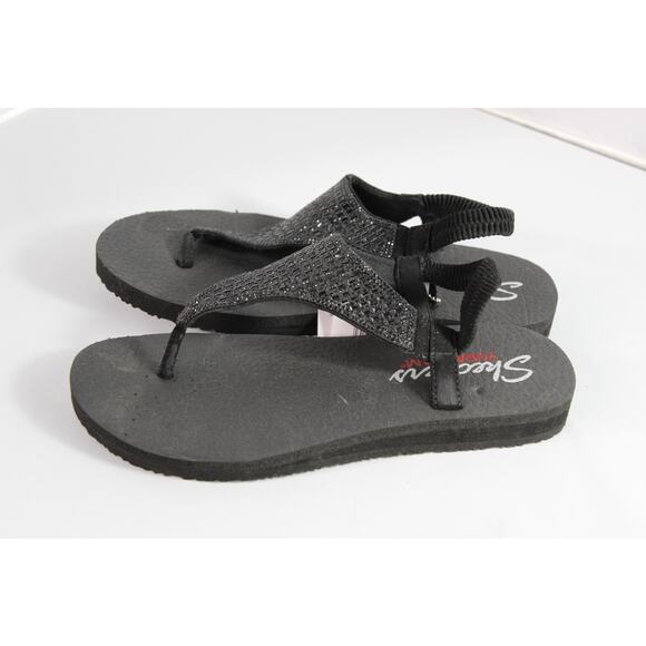 Skechers Meditation Rock Crown sandals Yoga Foam never worn size 9 beaded - Picture 1 of 8